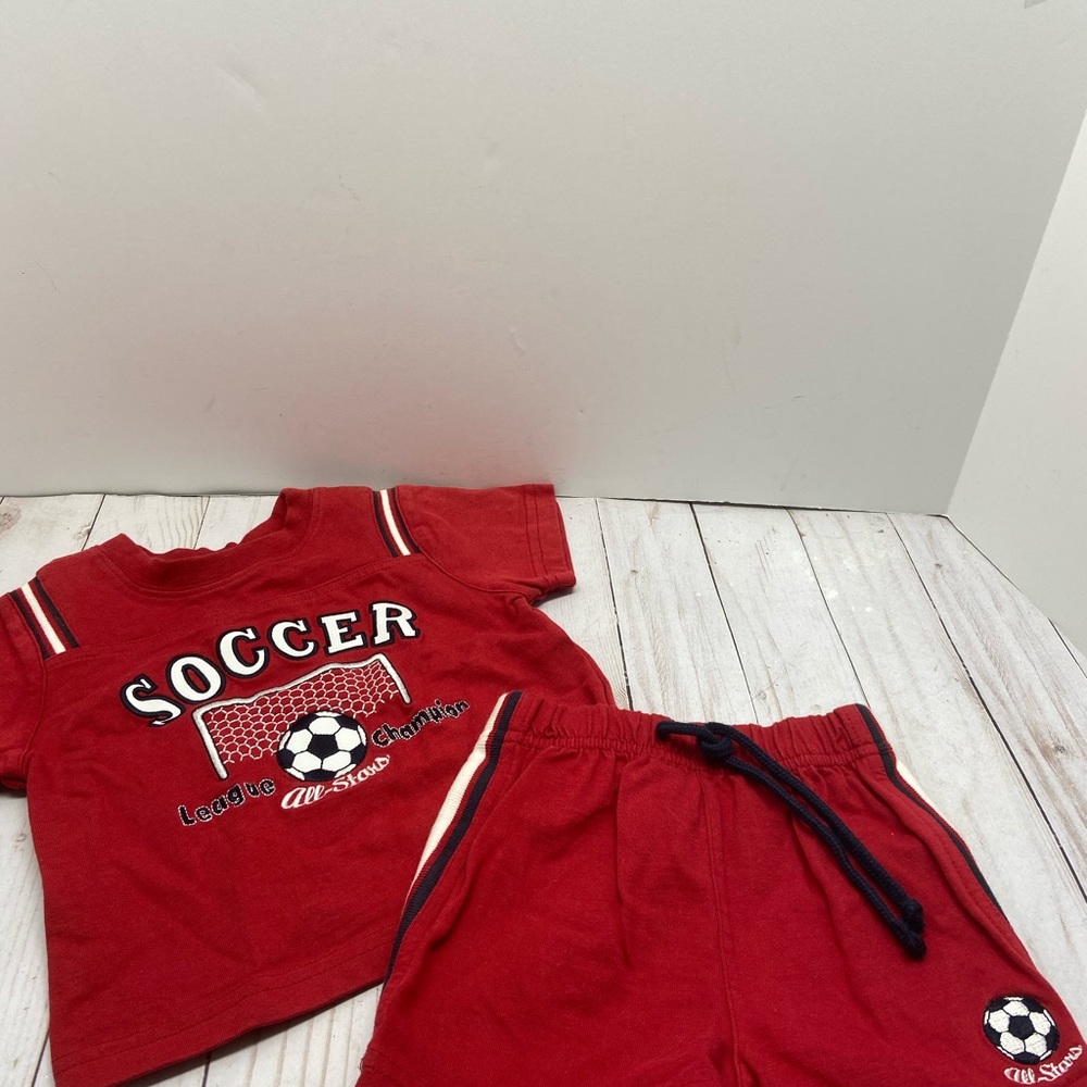 Soccer set 6/9 month